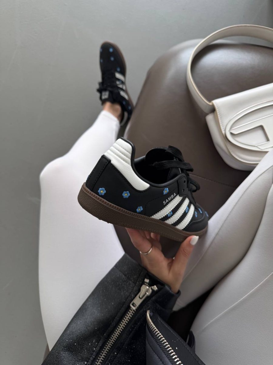 Кроссовки Adidas Samba OG Black Floral