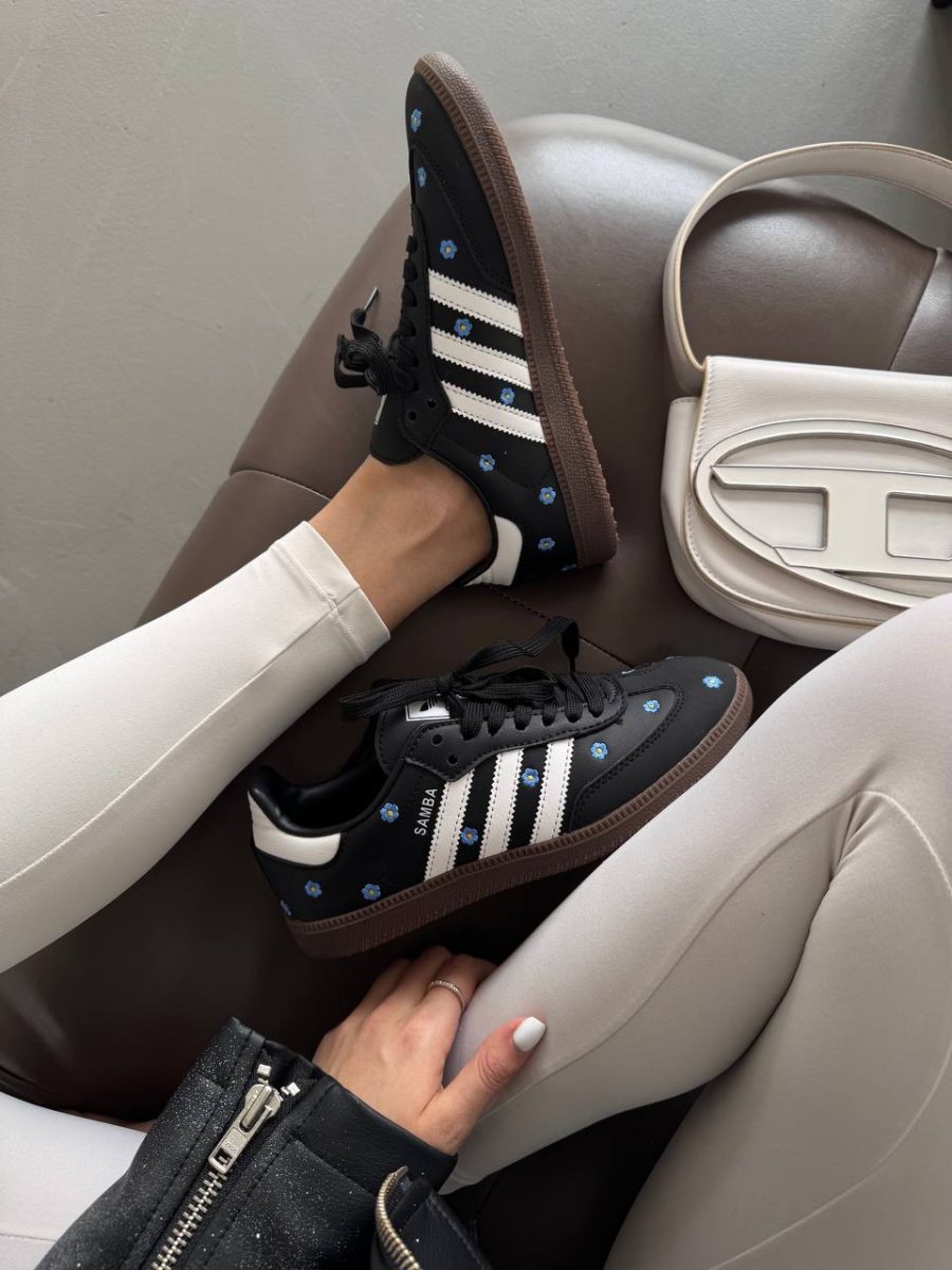 Кроссовки Adidas Samba OG Black Floral