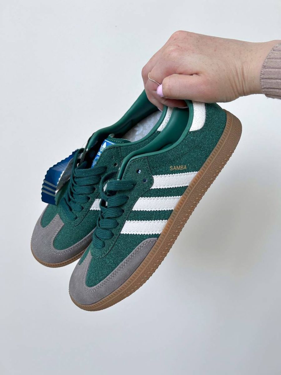 Кроссовки Adidas Samba OG Collegiate Green Gum