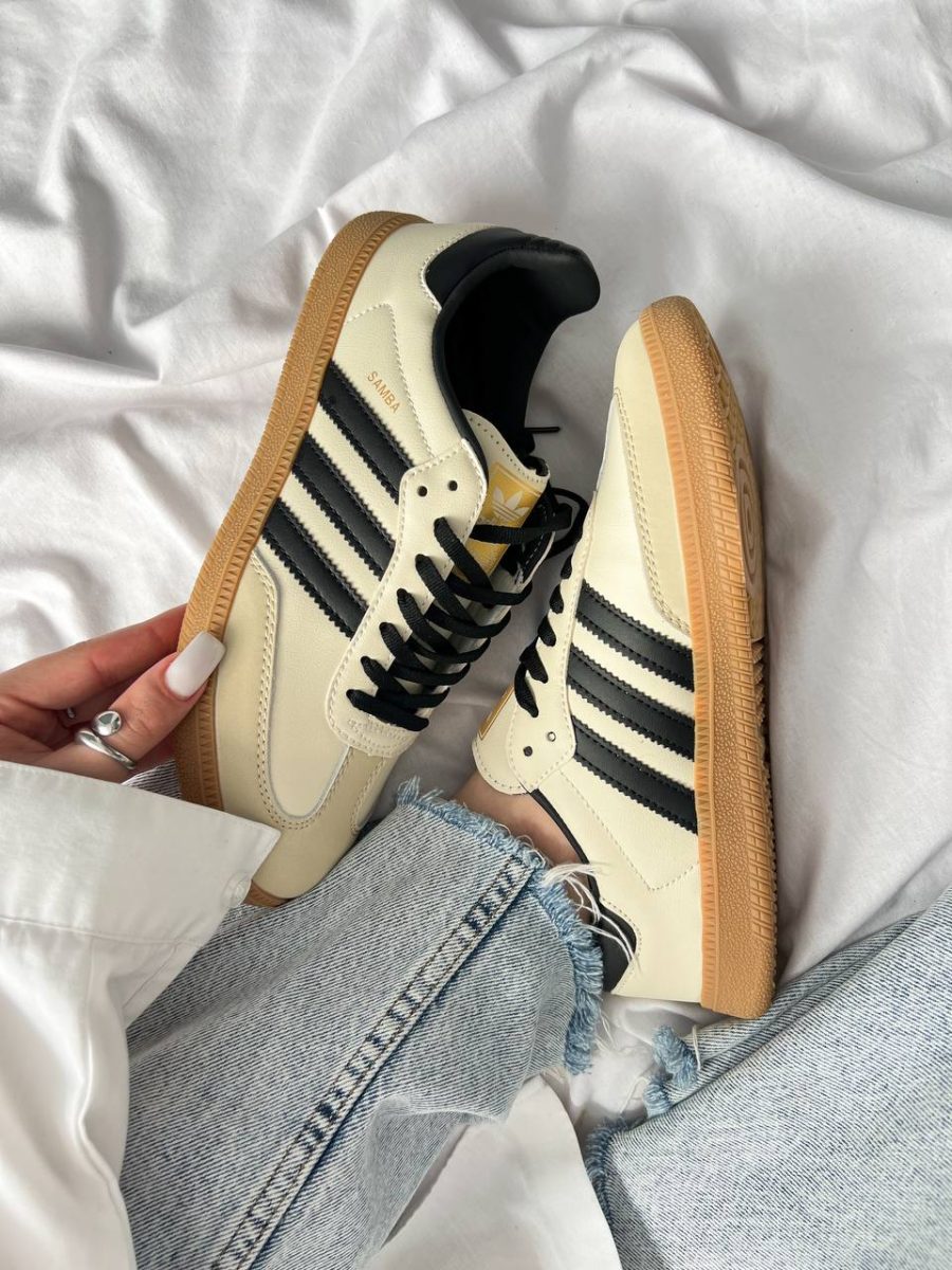 Кроссовки Adidas Samba OG Cream White Sand Strata