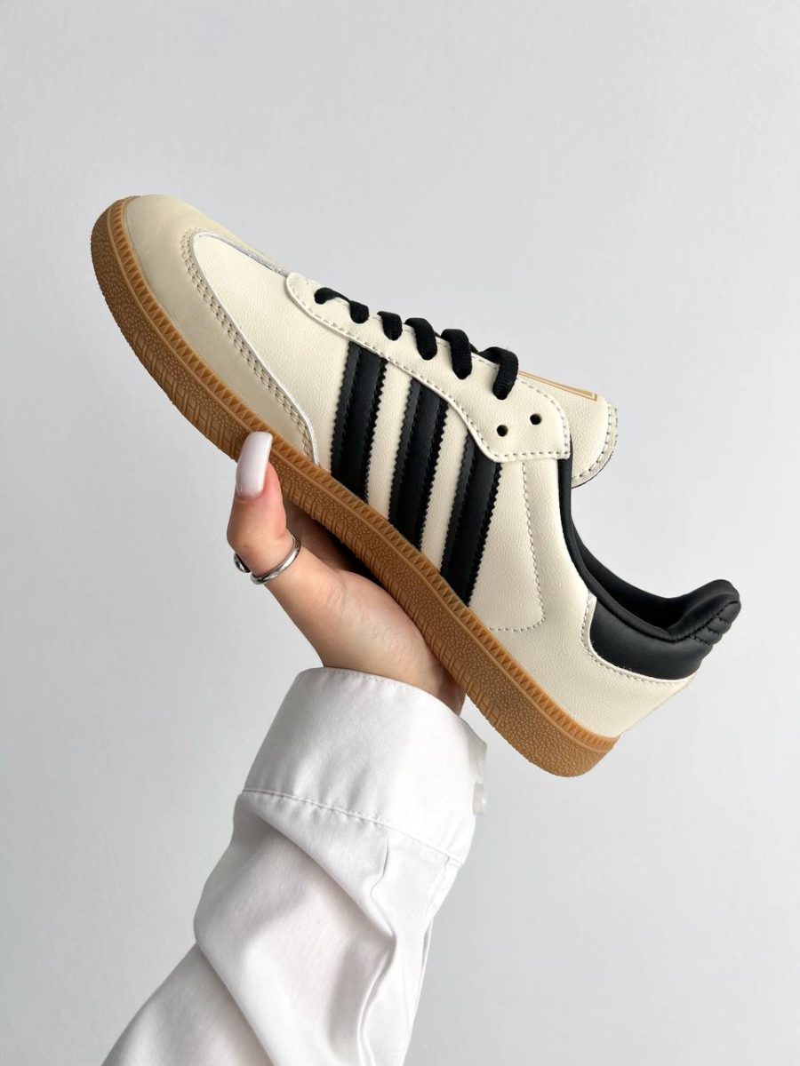 Кроссовки Adidas Samba OG Cream White Sand Strata
