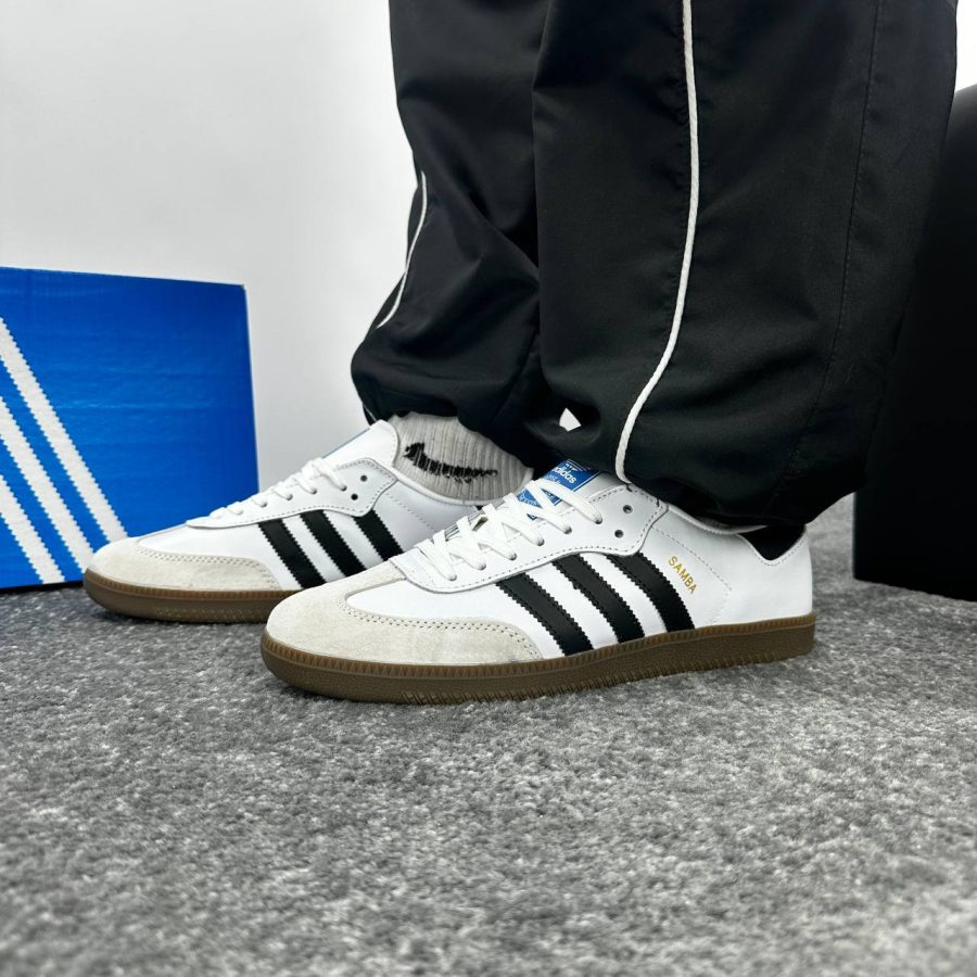 Кросівки Adidas Samba OG White Black Gum