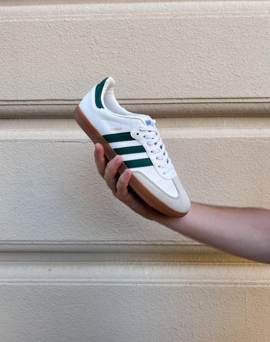 Кроссовки Adidas Samba OG White Collegiate Green Gum