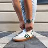 Кроссовки Adidas Samba OG White Collegiate Green Gum