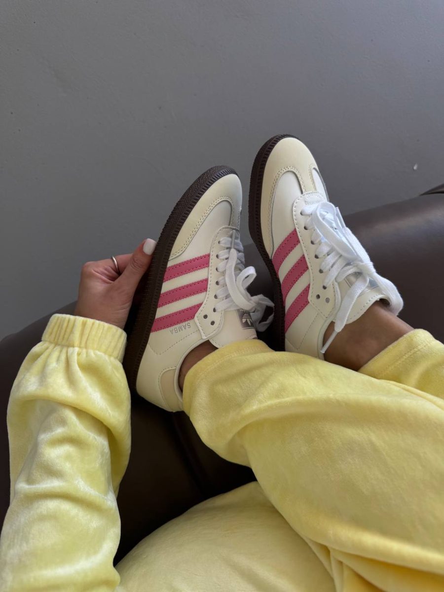 Кросівки Adidas Samba OG White Lucid Pink