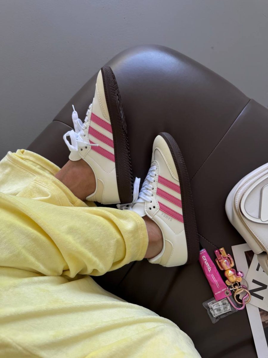 Кросівки Adidas Samba OG White Lucid Pink