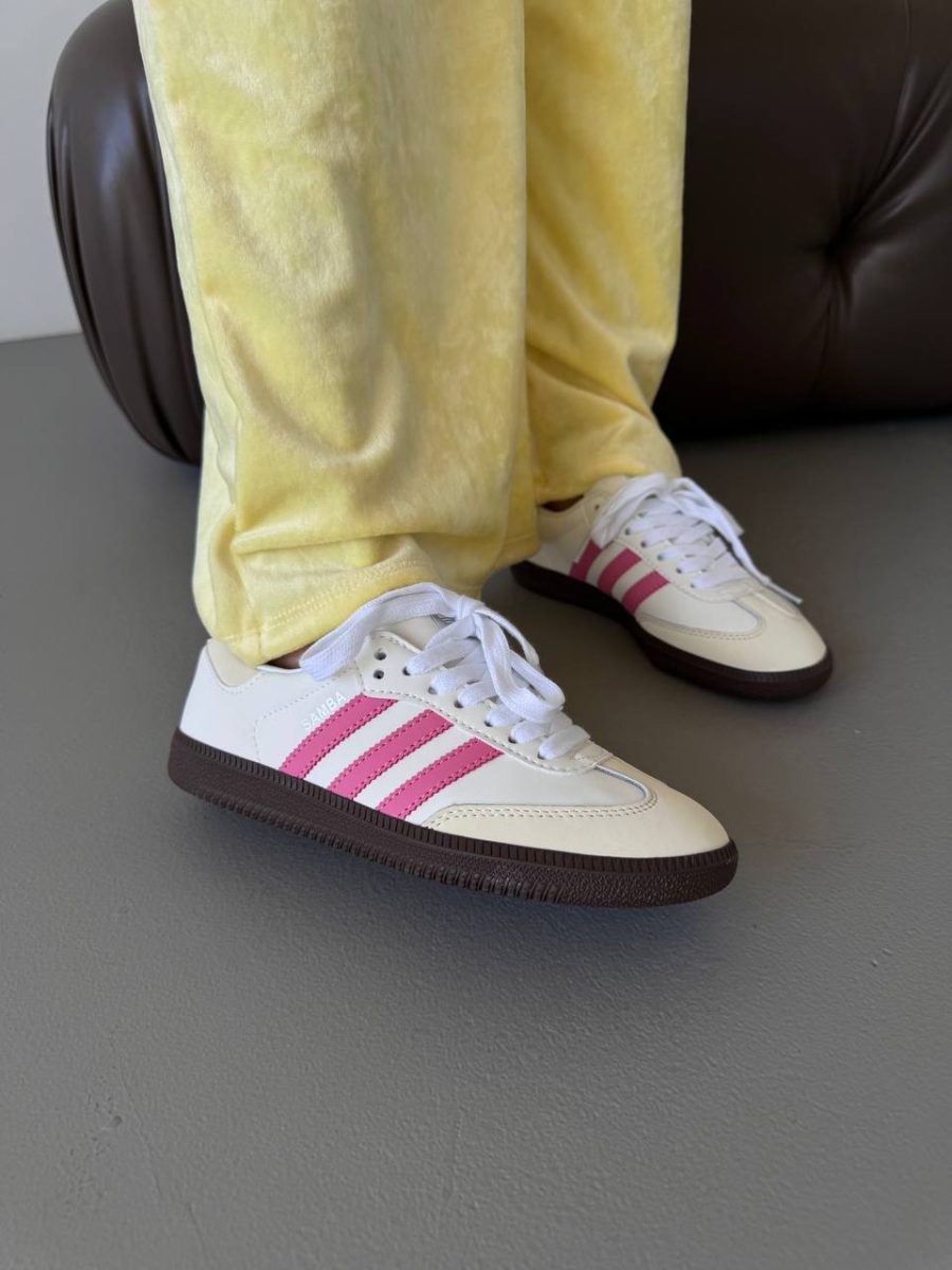 Кросівки Adidas Samba OG White Lucid Pink