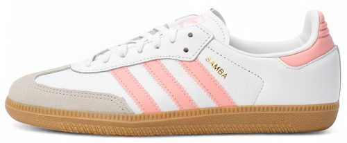 Кроссовки Adidas Samba OG White Semi Pink Spark