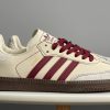 Кросівки Adidas Samba OG Wonder White Maroon