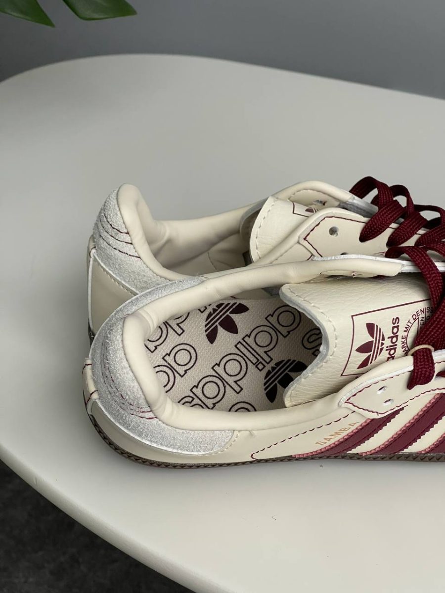 Кросівки Adidas Samba OG Wonder White Maroon