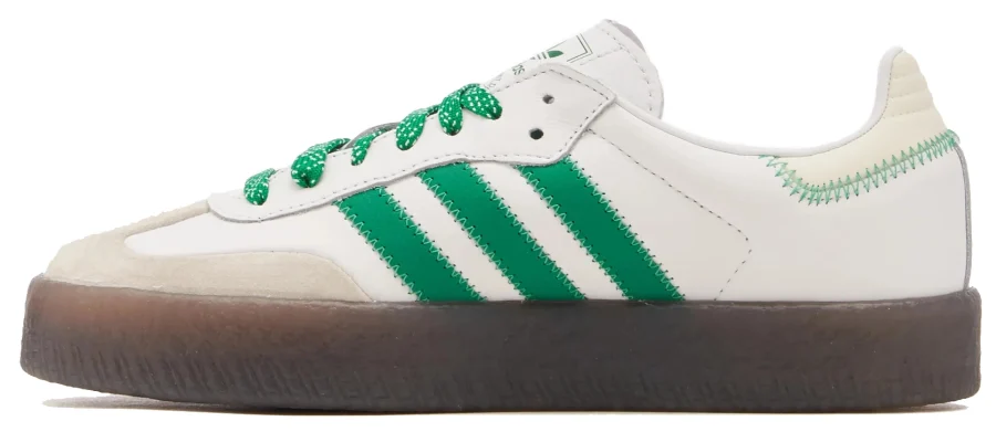 Кроссовки Adidas Sambae White Green Gum