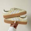 Кроссовки Adidas Sambae White Silver Metallic Gum