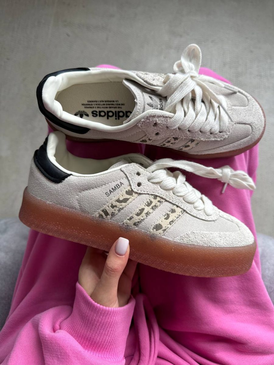Кросівки Adidas Wmns Sambae Cream White Leopard