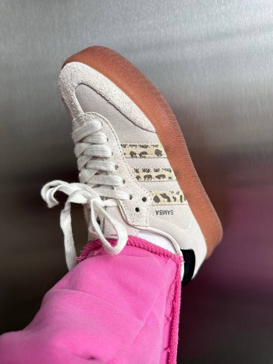 Кросівки Adidas Wmns Sambae Cream White Leopard
