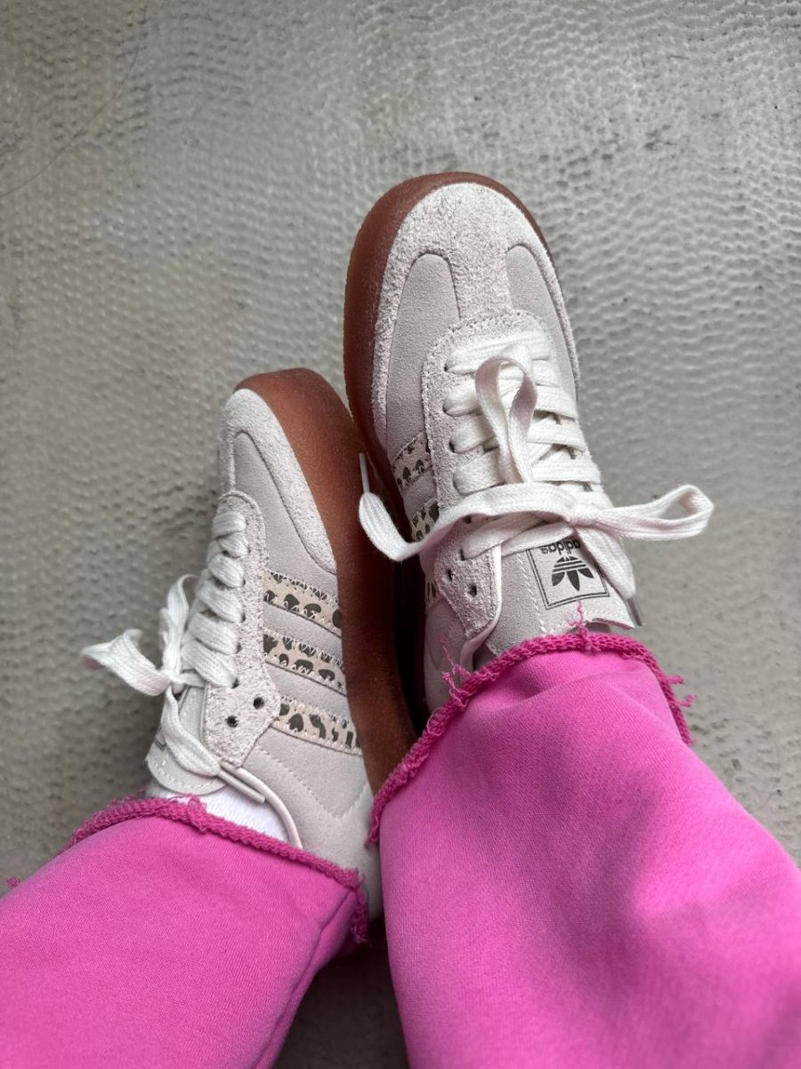 Кросівки Adidas Wmns Sambae Cream White Leopard