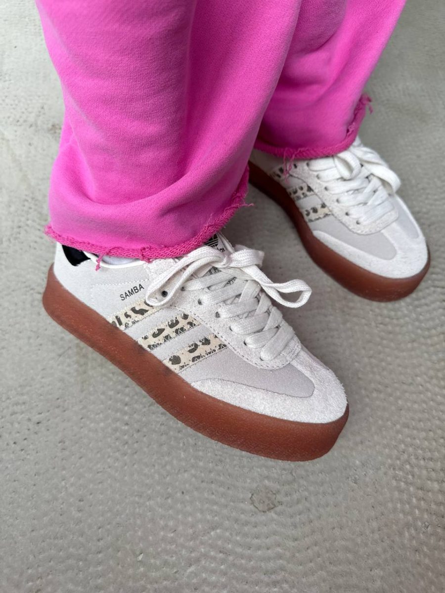 Кросівки Adidas Wmns Sambae Cream White Leopard