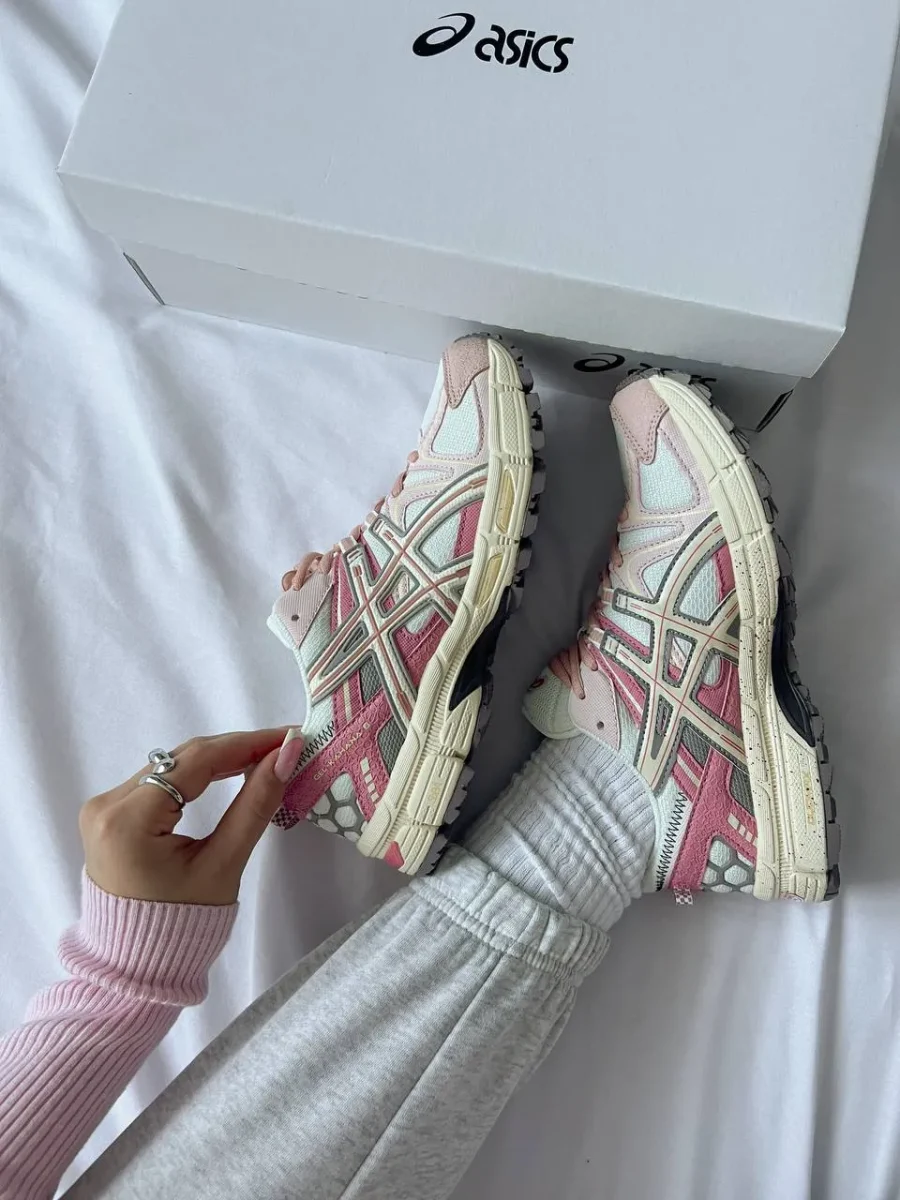 Кросівки Asics Gel-Kahana 8 White/Pink Marathon Running Box