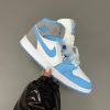 Кросівки Nike Air Jordan Retro 1 Mid Blue/Grey