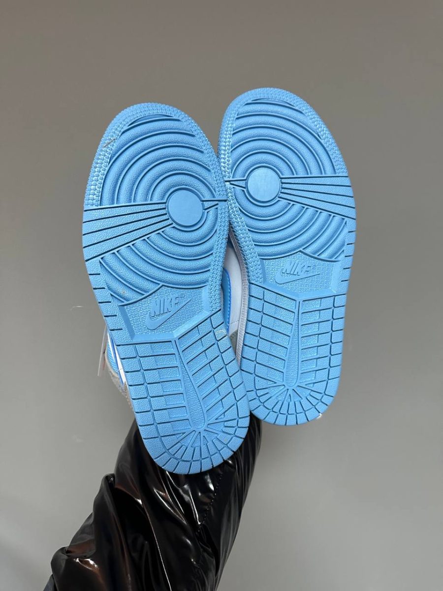 Кросівки Nike Air Jordan Retro 1 Mid Blue/Grey