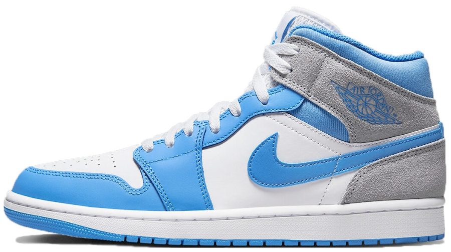 Кросівки Nike Air Jordan Retro 1 Mid Blue/Grey
