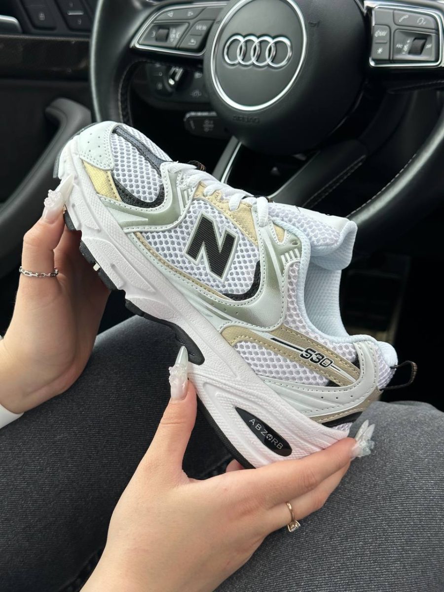 Кроссовки New Balance 530 White/Gold/Black