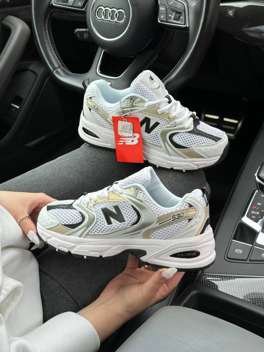 Кроссовки New Balance 530 White/Gold/Black