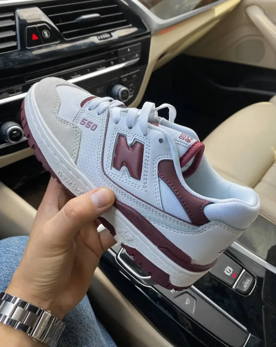 Кросівки New Balance 550 Sea Salt/Burgundy
