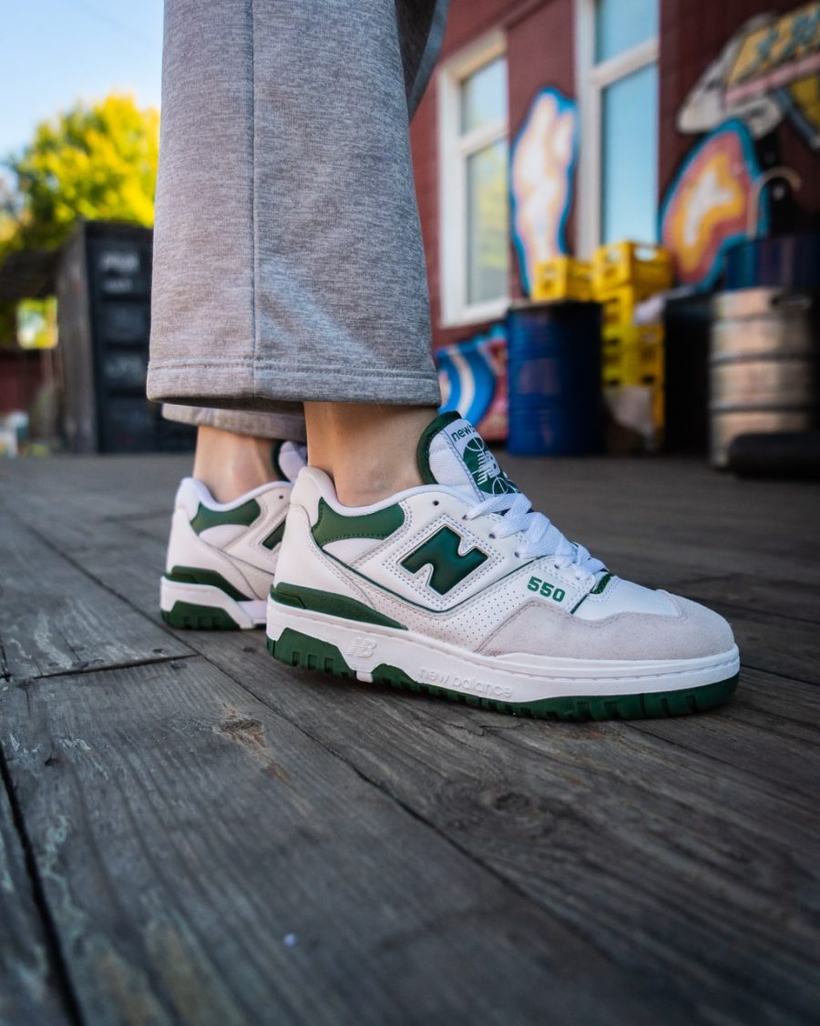 Кросівки New Balance 550 White/Green