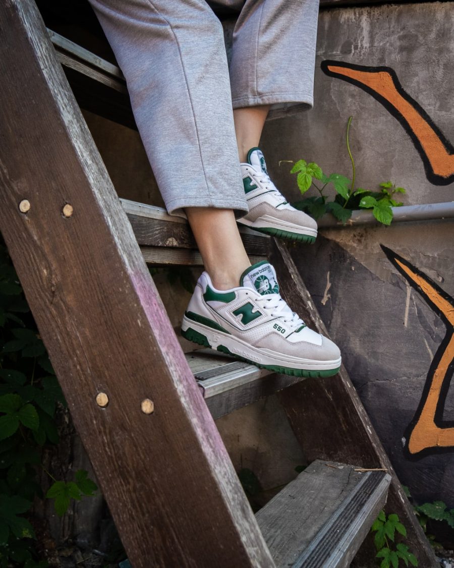 Кросівки New Balance 550 White/Green
