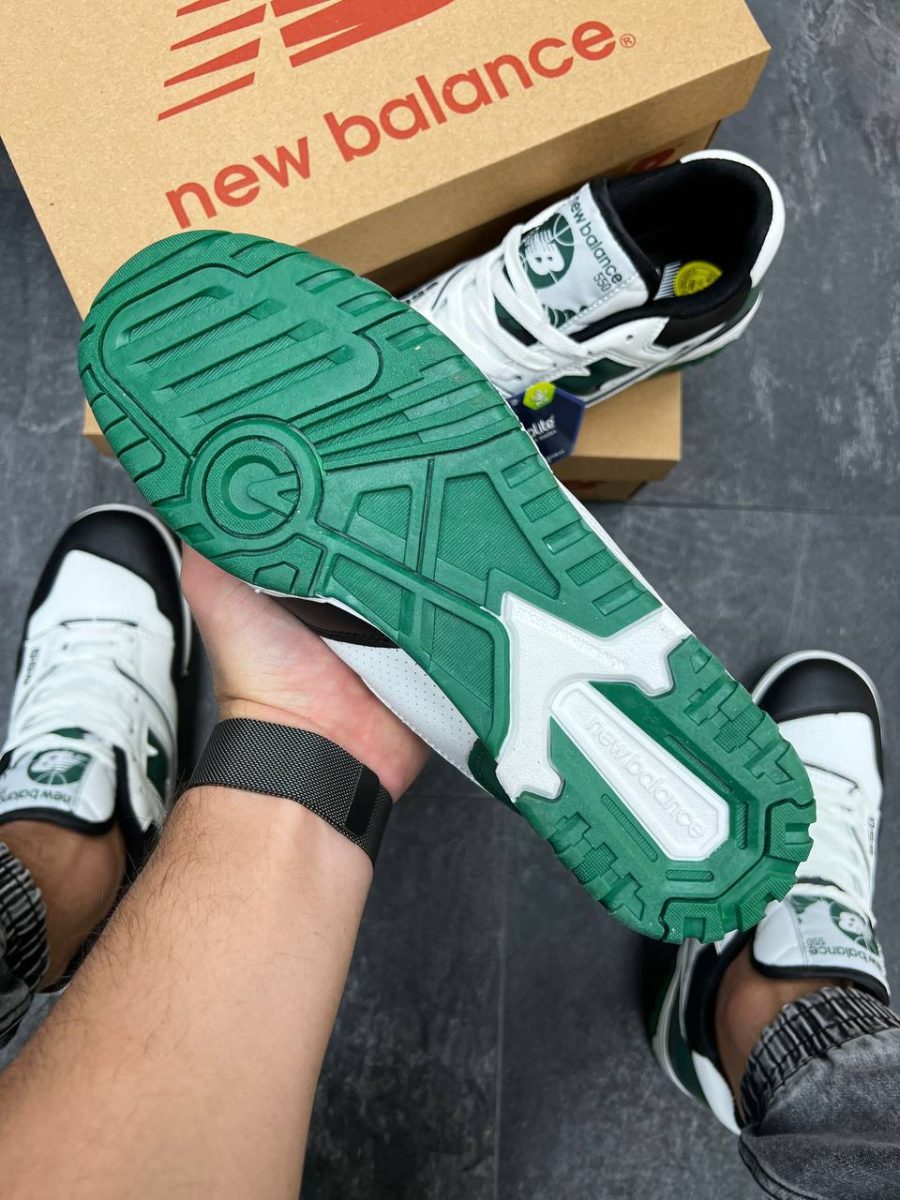 Кросівки New Balance 550 White/Green/Black