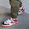Кроссовки New Balance 550 White/Red/Black