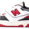 Кроссовки New Balance 550 White/Red/Black