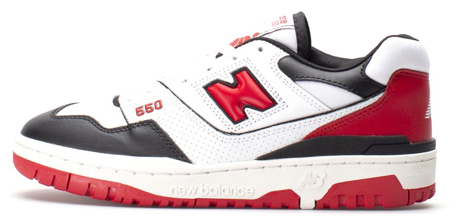 Кроссовки New Balance 550 White/Red/Black