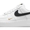 Кроссовки Nike Air Force 1 07 Essential White/Black/Gold