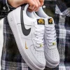 Кроссовки Nike Air Force 1 07 Essential White/Black/Gold