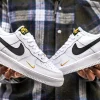 Кроссовки Nike Air Force 1 07 Essential White/Black/Gold