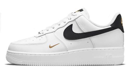 Кроссовки Nike Air Force 1 07 Essential White/Black/Gold