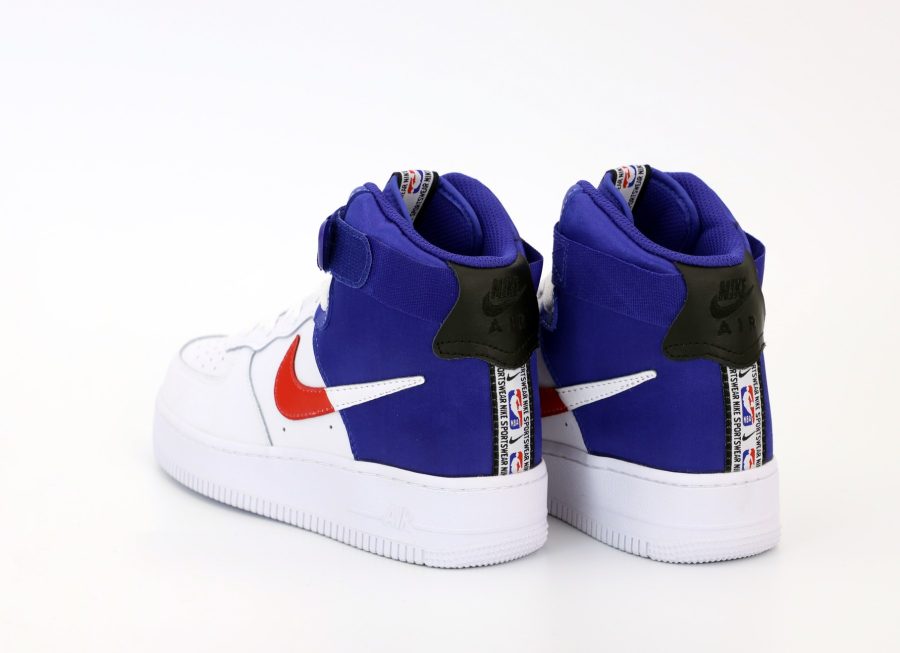 Кросівки Nike Air Force 1 High ’07 LV8 NBA Clippers White/Blue/Red