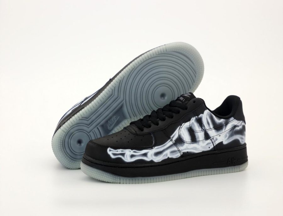 Кроссовки Nike Air Force 1 Low Black Skeleton