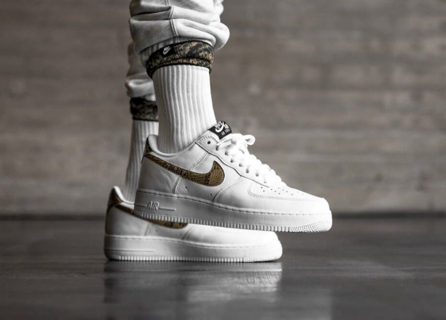 Кроссовки Nike Air Force 1 Low Retro Ivory Snake