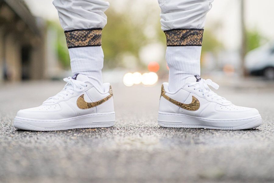 Кроссовки Nike Air Force 1 Low Retro Ivory Snake