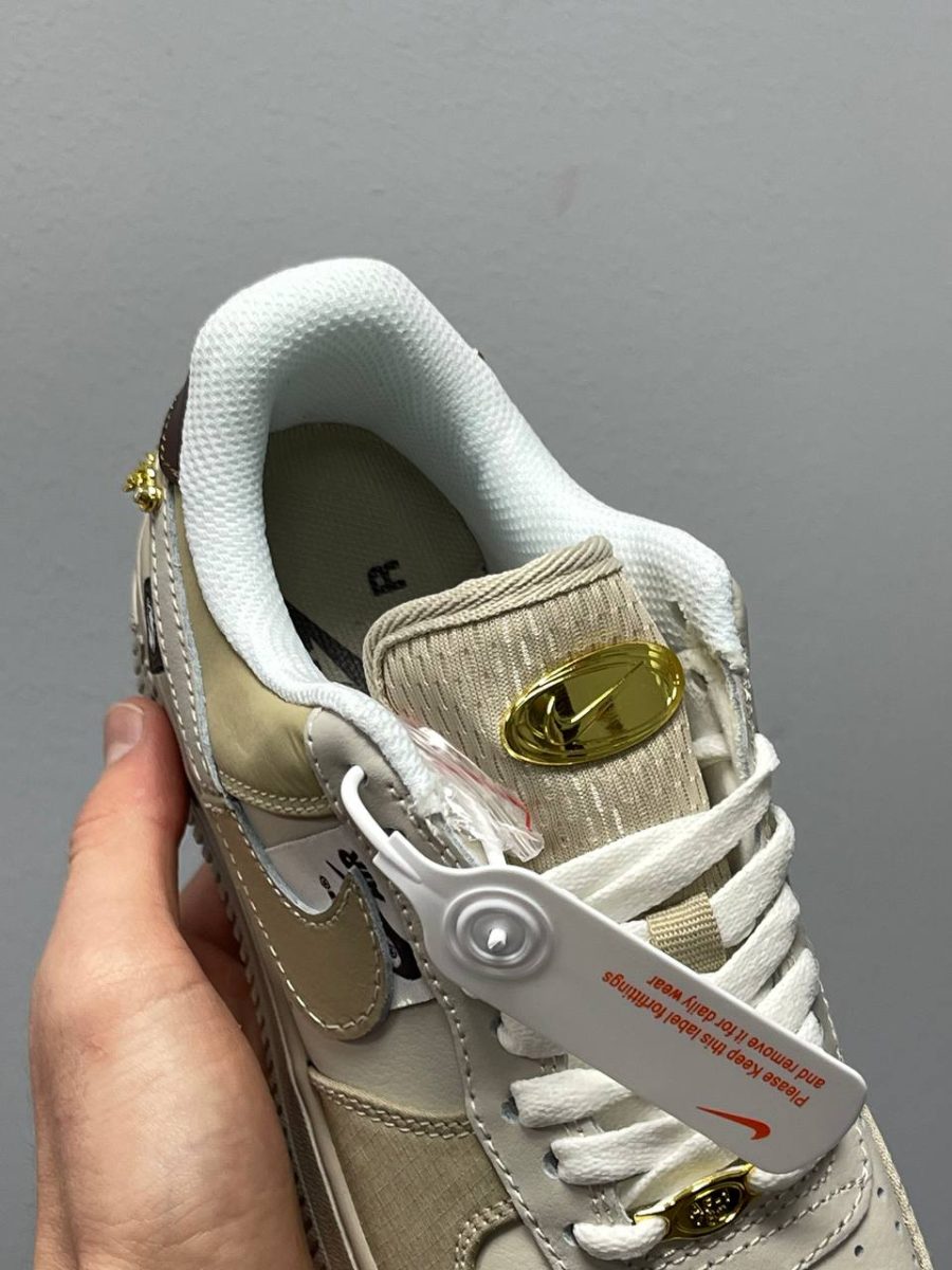 Кроссовки Nike Air Force 1 Low Tan Bling