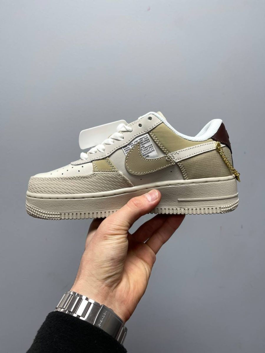 Кроссовки Nike Air Force 1 Low Tan Bling