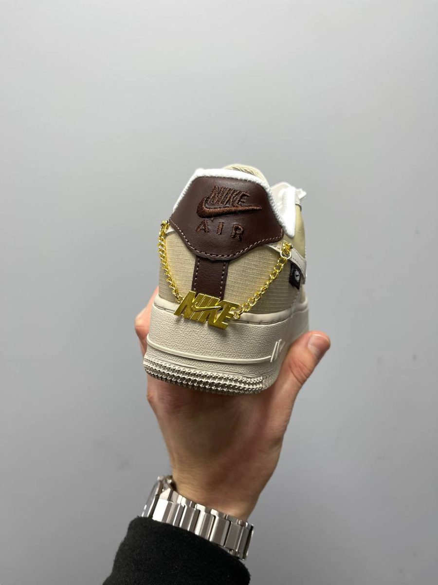 Кроссовки Nike Air Force 1 Low Tan Bling