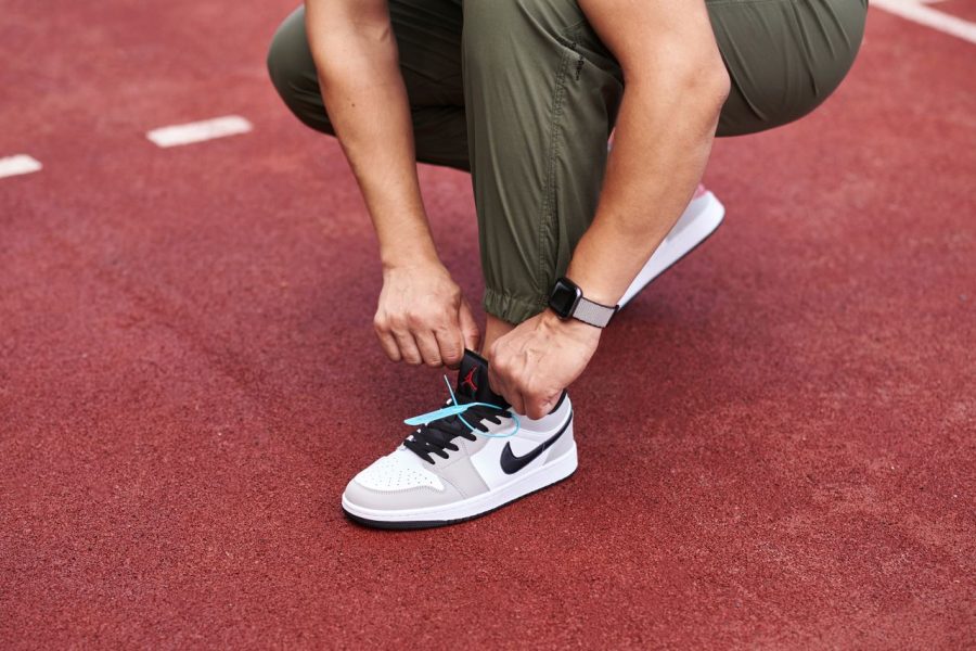Кроссовки Nike Air Jordan 1 Low Light Smoke Grey