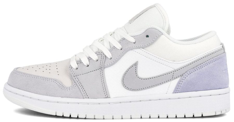 Кросівки Nike Air Jordan 1 Low Paris White/Sky Grey — Football Grey