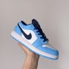 Кросівки Nike Air Jordan 1 Low UNC White/University Blue