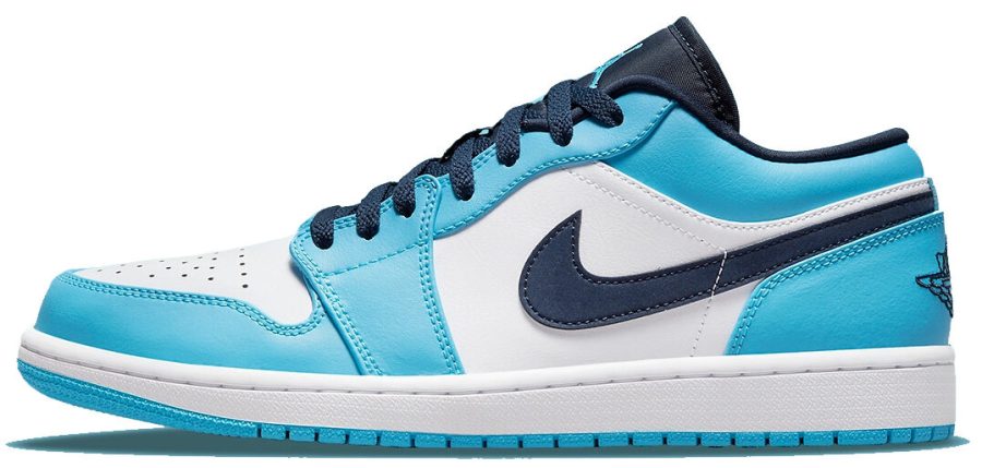 Кросівки Nike Air Jordan 1 Low UNC White/University Blue