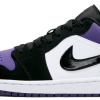 Кросівки Nike Air Jordan 1 Low White/Black-Court Purple