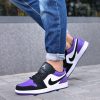 Кросівки Nike Air Jordan 1 Low White/Black-Court Purple